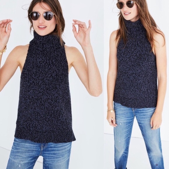 Madewell Tops - Madewell Sleeveless Sweater Turtleneck